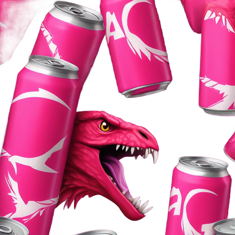 Rasperry raptor Energy Drink  emoji