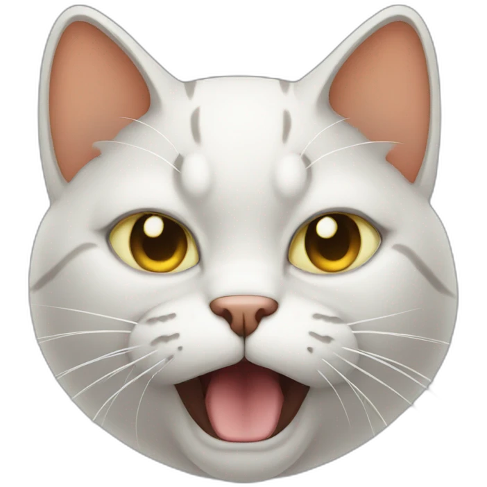 Cat angry smoke emoji