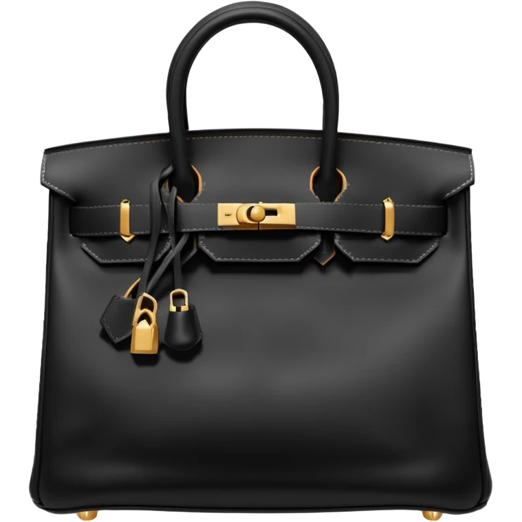 black hermes bag emoji