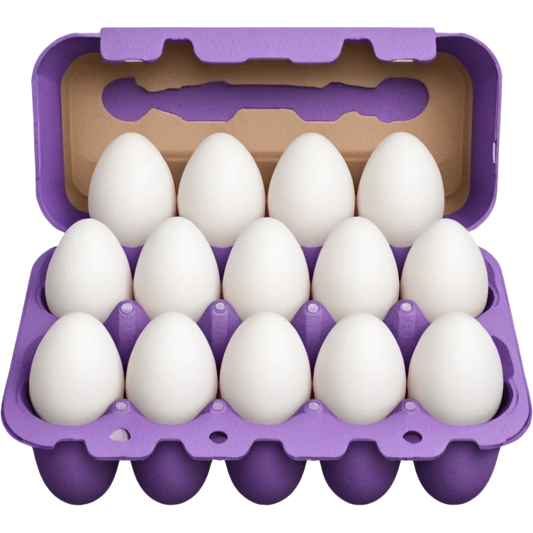 purple big egg carton emoji