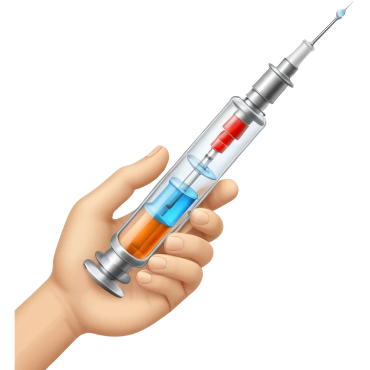 Syringe in fist emoji