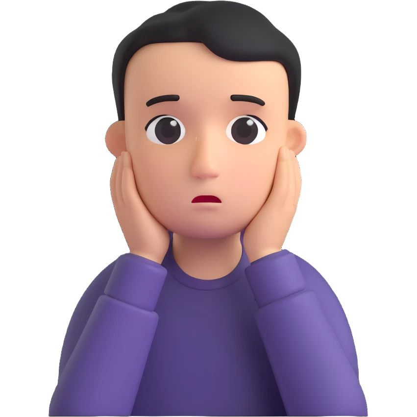 Sad person with a downcast expression emoji