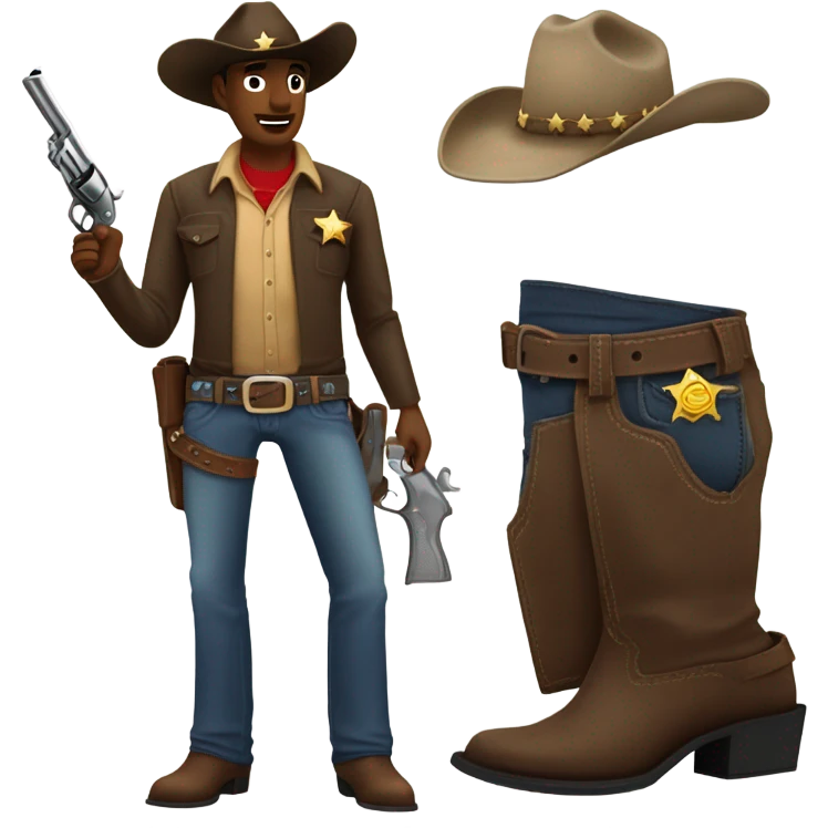 Deputy Cowboy emoji