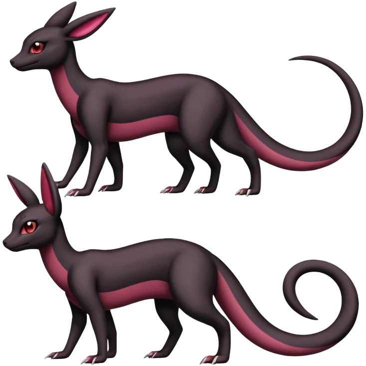 Salazzle-Umbreon-Fakémon-hybrid-creature (full body)  emoji