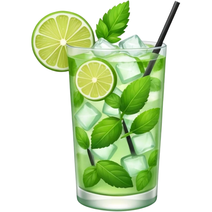 Un mojito classique bien frais emoji