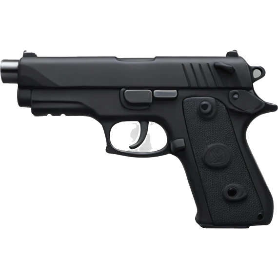 A fake gun (airsoft) emoji
