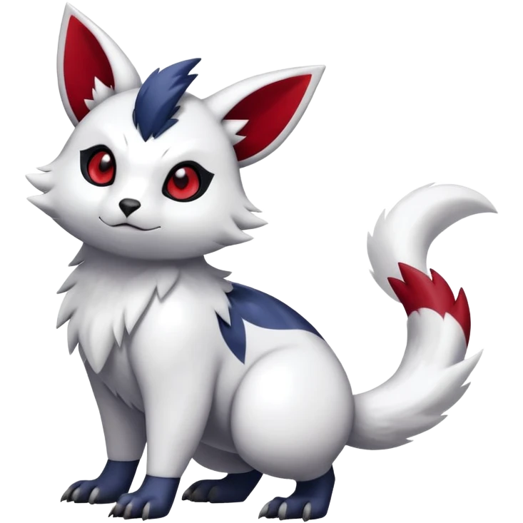 Shiny Furret-Absol-Zangoose-Hybrid (Full body) emoji