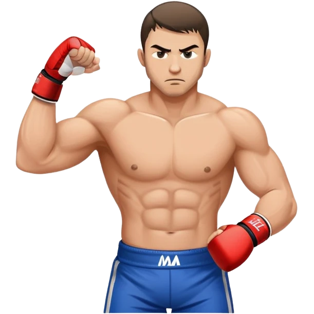 MMA fighter warming up emoji