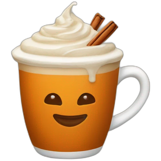 pumpkin spice latte emoji