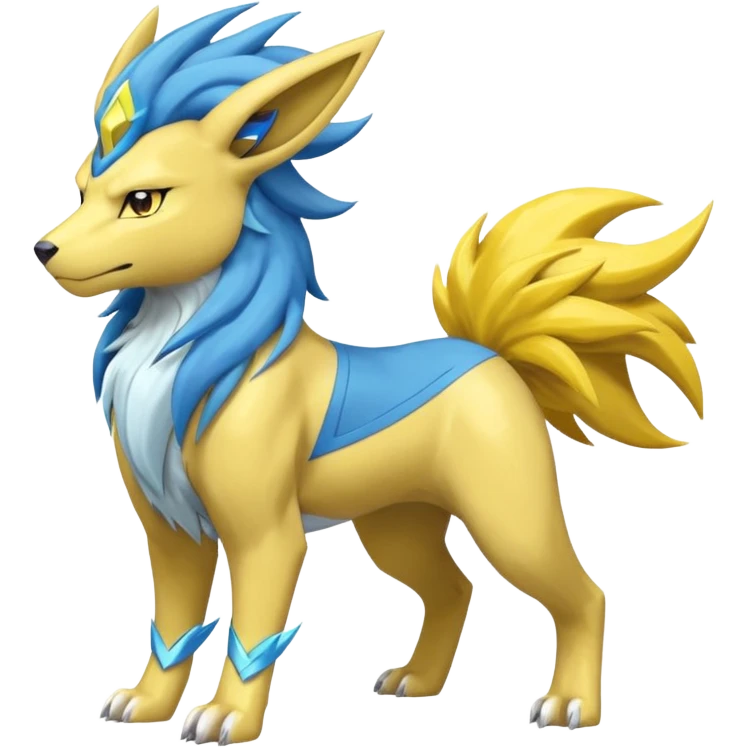 Masculine Suicune-Manectric-Pokémon-Fakémon-Digimon-fusion emoji