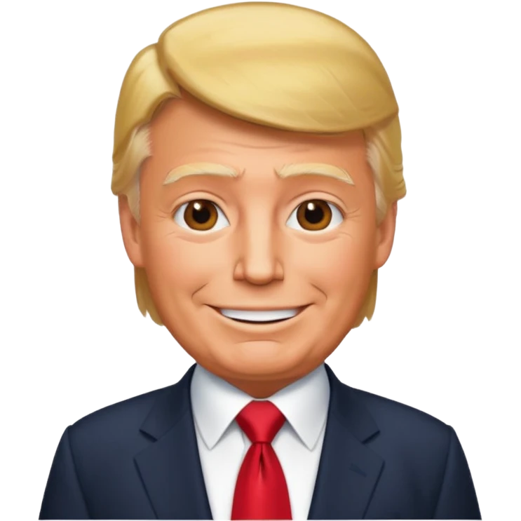 Trump is the goat emoji