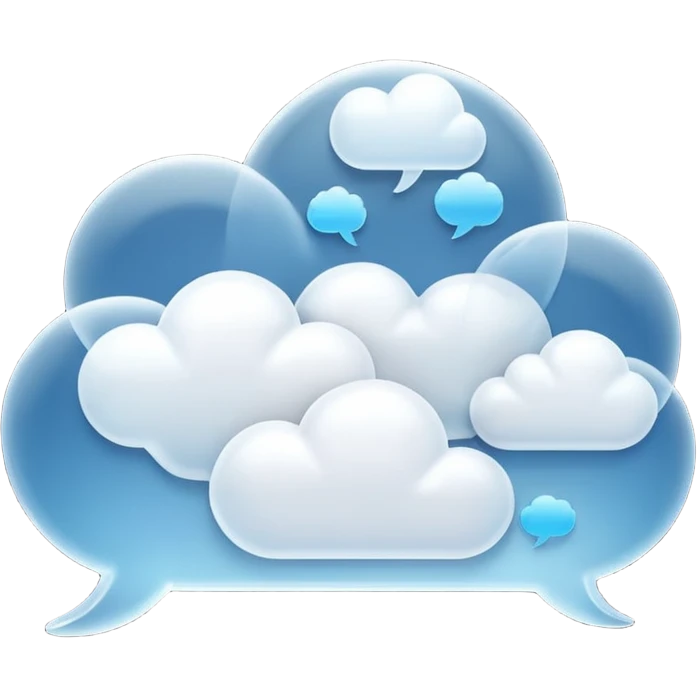 chat cloud emoji