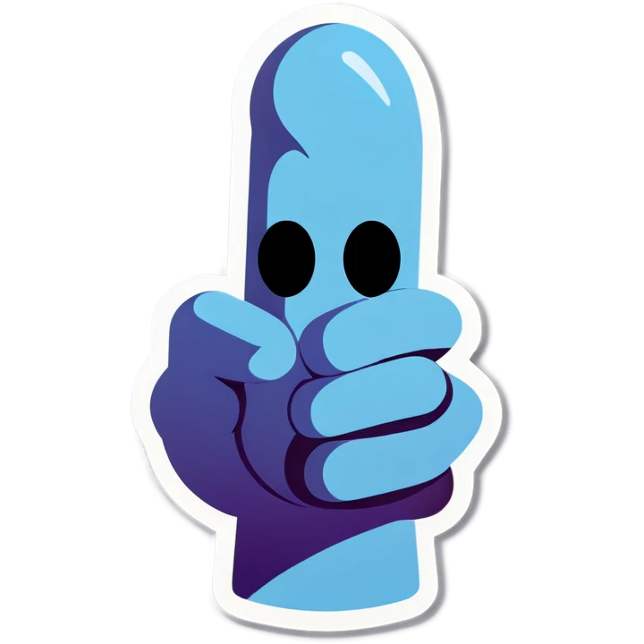 Middle finger emoji emoji