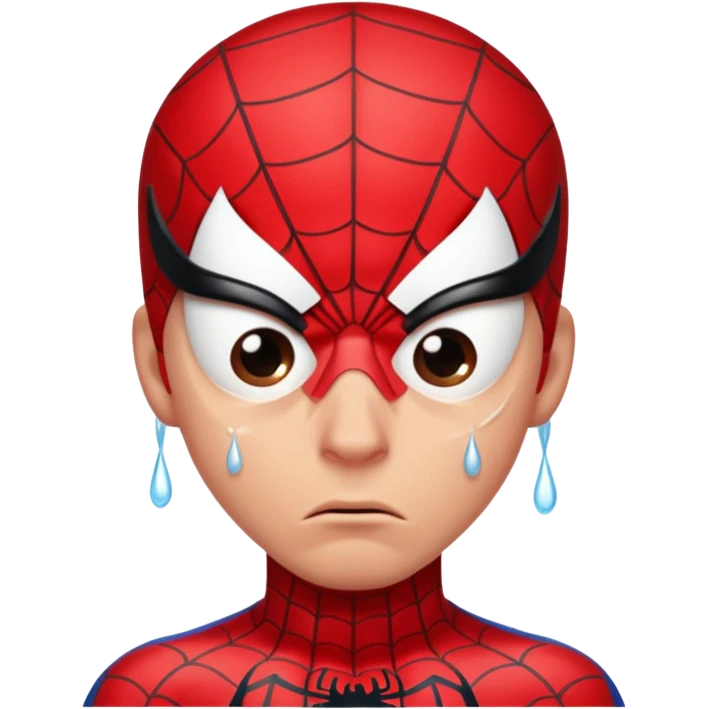 spiderman sad emoji