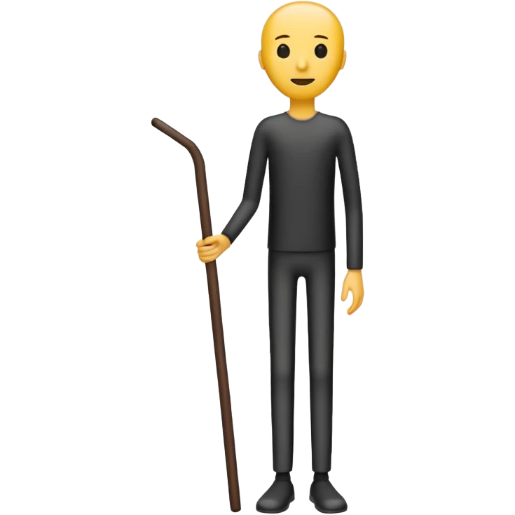 High stick figure  emoji