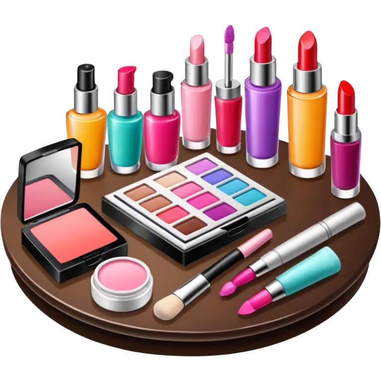 talking about cosmetics emoji