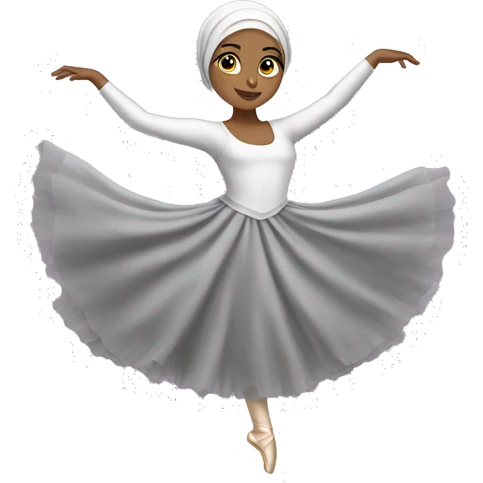 hijabi ballerina emoji