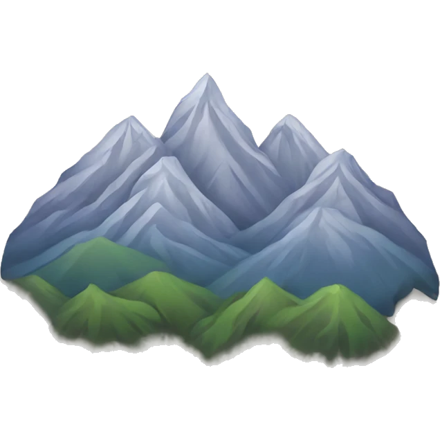 Drawing of mountains  emoji