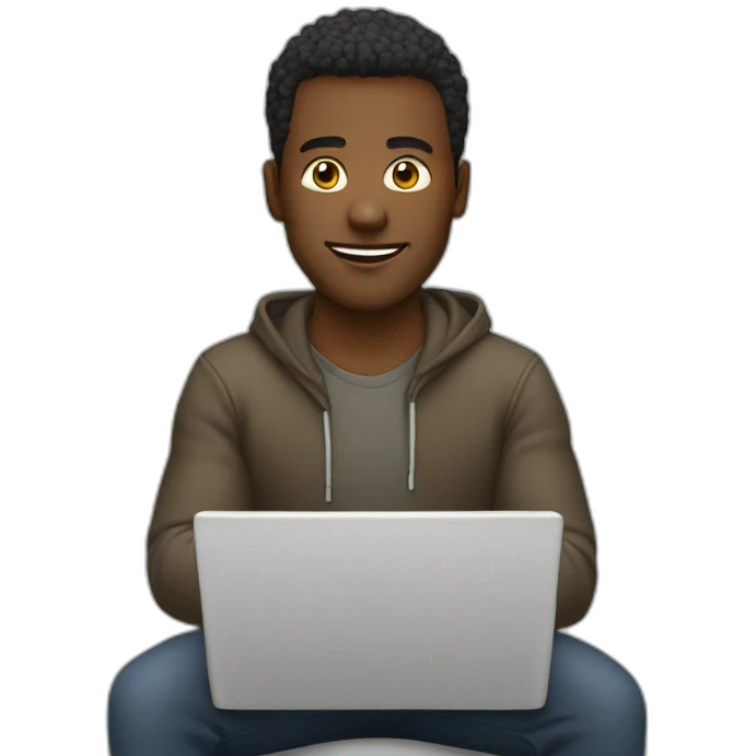 guy-coding-on-laptop emoji