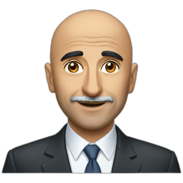 walid jumblat bald emoji
