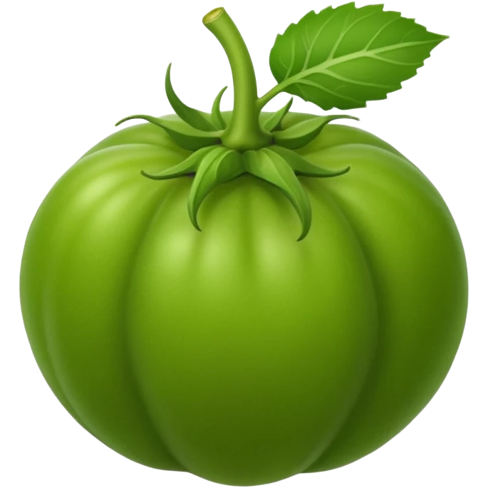 one tomatillo without leaves emoji
