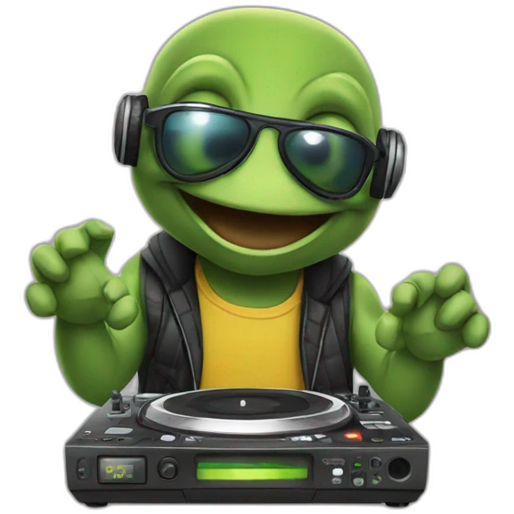 Dj Turtle emoji