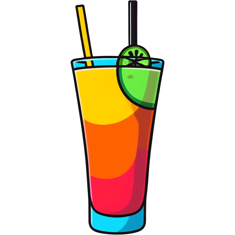 colorful drink emoji
