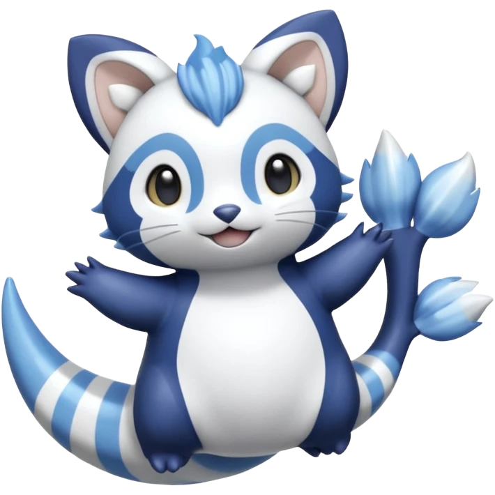 Oceanic Hydrothermal Hydroelectric Whirly Camerupt-Furret-Meowstic-Wailmer-fusion-hybrid (full body) emoji