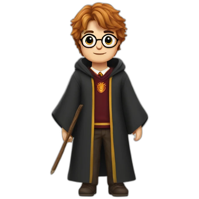 harry potter sur un ours emoji