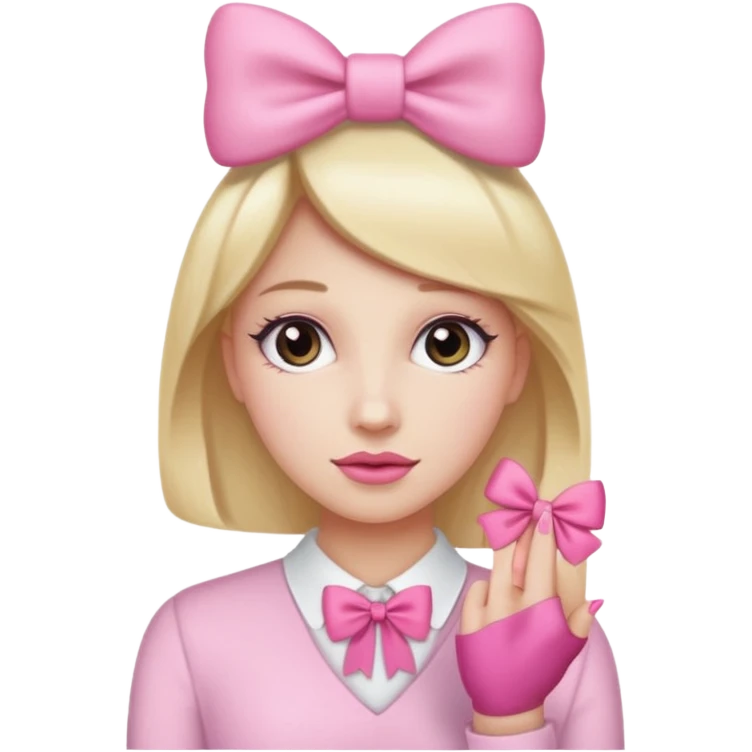 👩🏻‍🦱🎀💅🏻 emoji