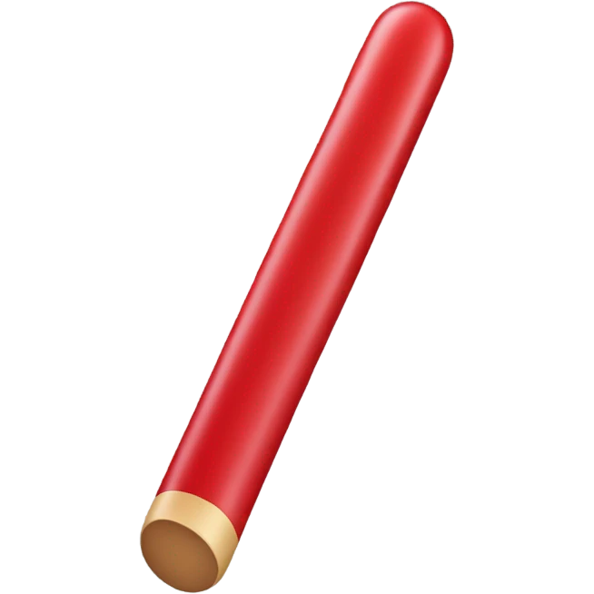 red stick emoji