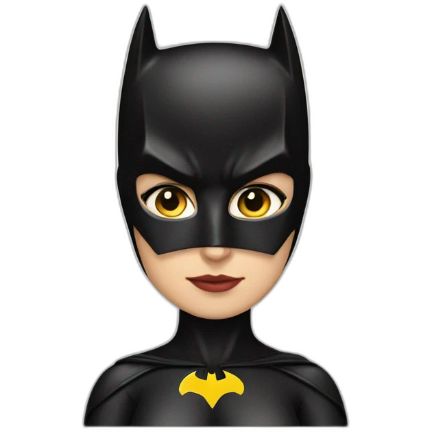 Batman and catwoman emoji