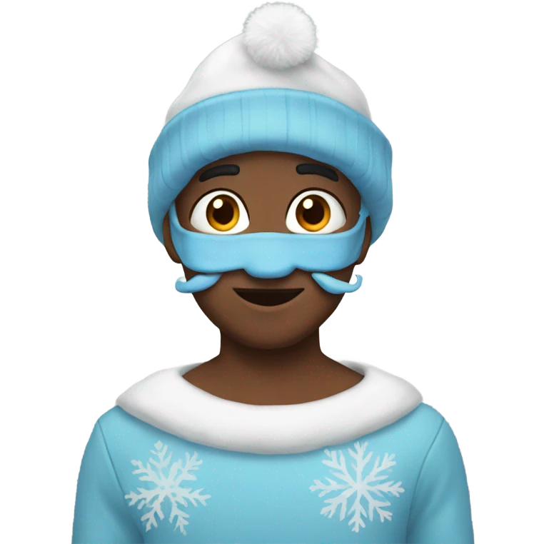 skyblue christmas emoji