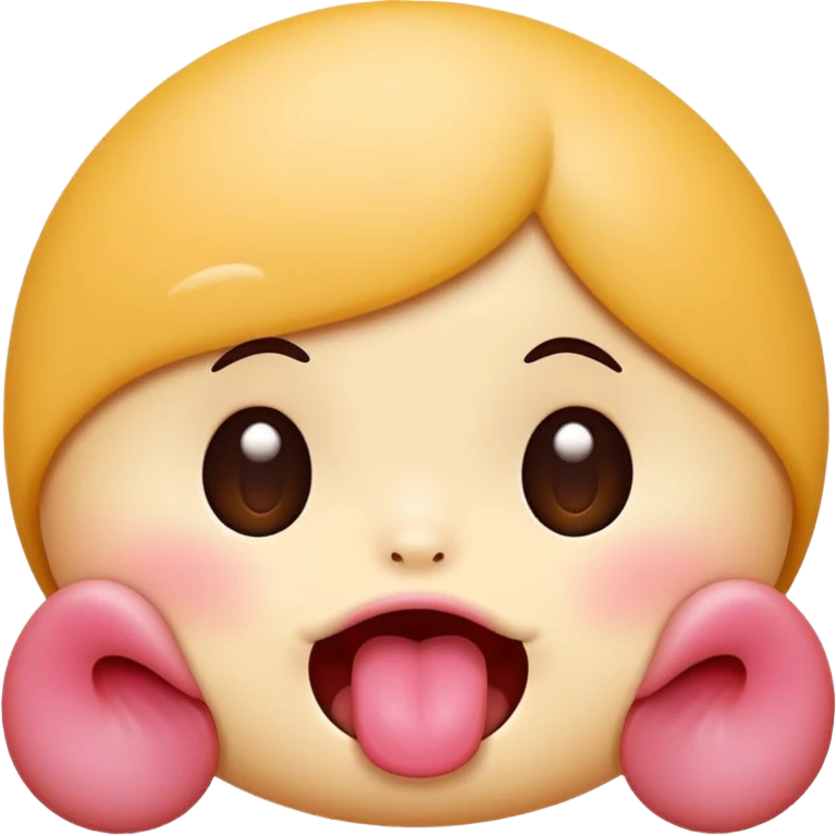 tongue out emoji kawaii face cute face :3 tongue out silly and fun adorable emoji emoji