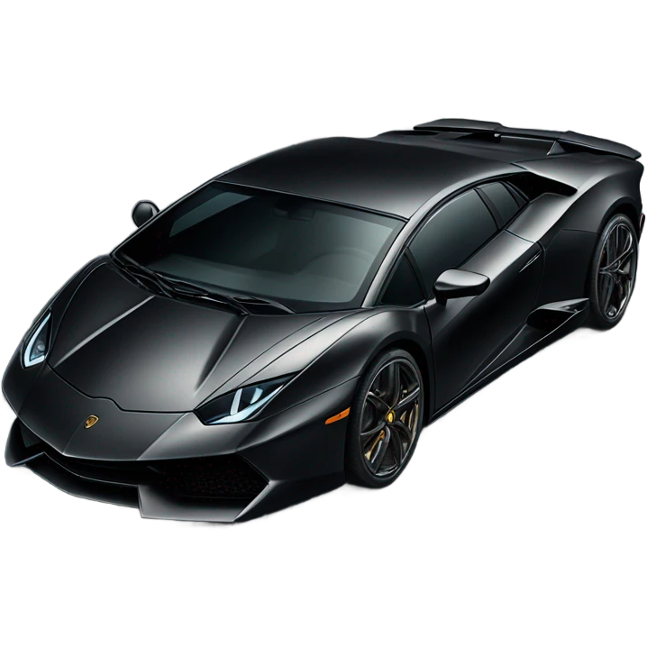 lamborghini black emoji