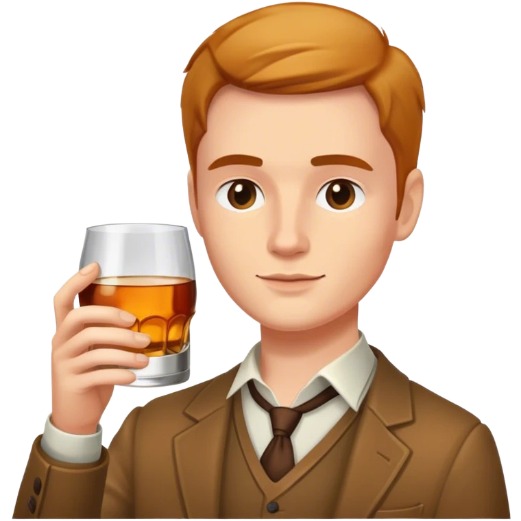 drinking whisky emoji