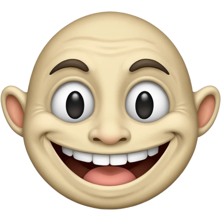 Troll face  which use in edits emoji
