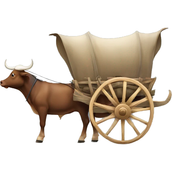 Two bullock cart emoji