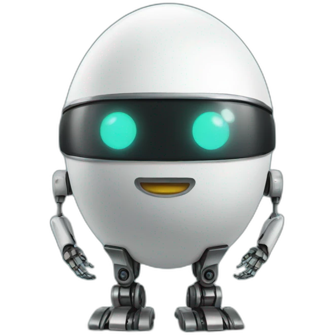 egg robot emoji