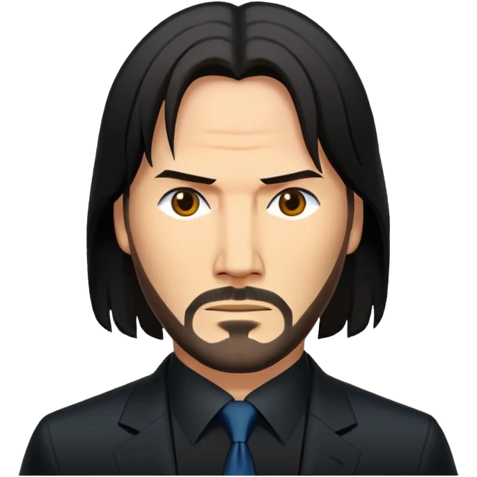 Masculinity John wick emoji 100x100 pixel emoji