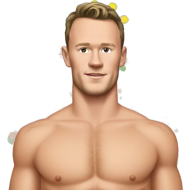 Jonathan Toews beach body with rainbow background emoji