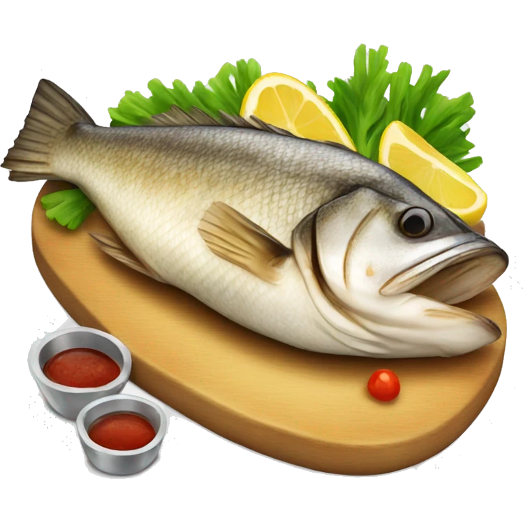 Grilled seabass emoji