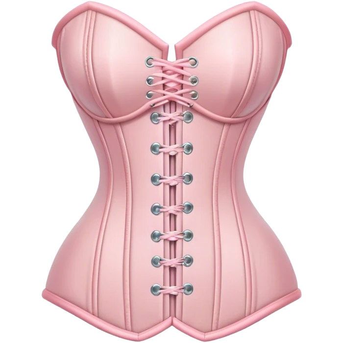 Pastel pink corset  emoji
