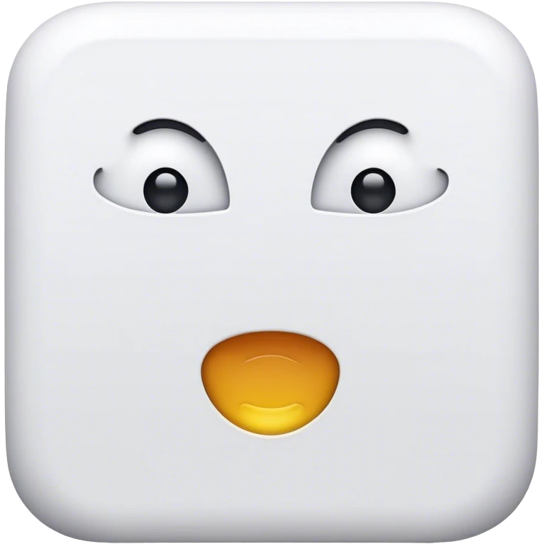 iPhone white emoji