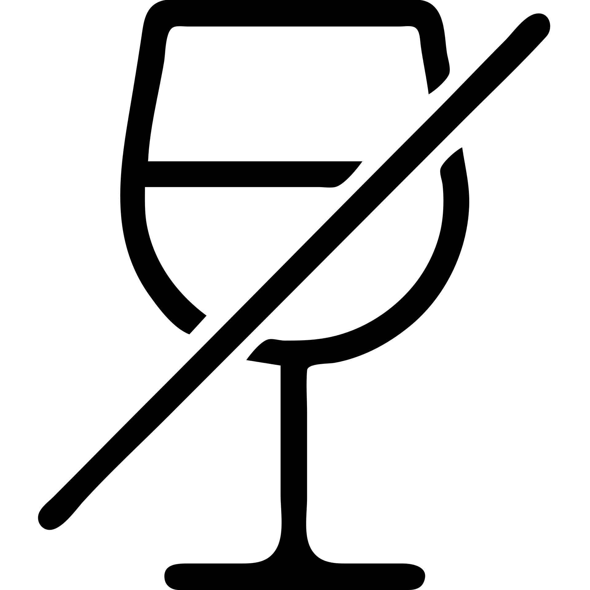 alcohol free icon, crossed-out wine glass, minimal, flat color, easy to recognize emoji
