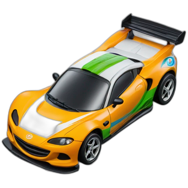 Estuche Hot wheels de Mazda Sport verde emoji