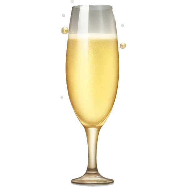 Champagne with bubles emoji