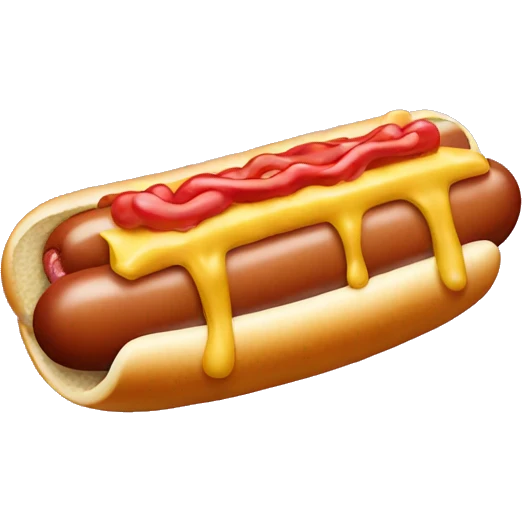 Hotdog eating a sponge emoji