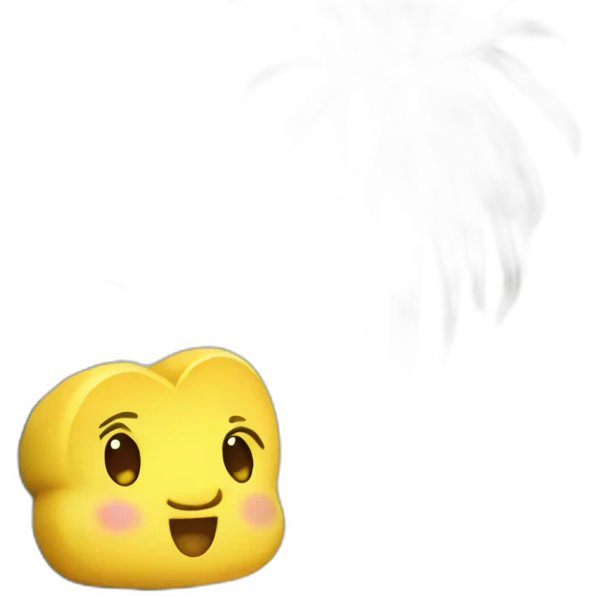 Ananas qui fait un câlin emoji