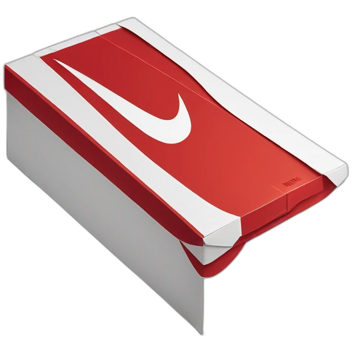 Red nike shoe box emoji